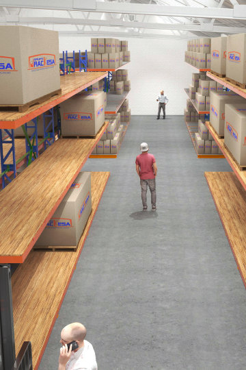 rack cantilever